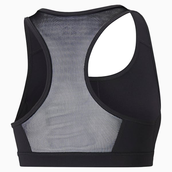 ウィメンズ トレーニング 4キープ グラフィック ブラトップ 中サポート, Puma Black-White PUMA, extralarge-JPN