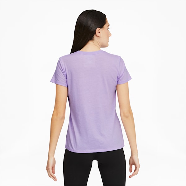 RTG Womens' Heather Logo Tee, Light Lavender Heather, extralarge