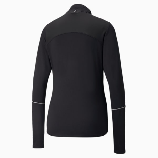 Winterized Half-Zip Women's Running Top, Puma Black, extralarge