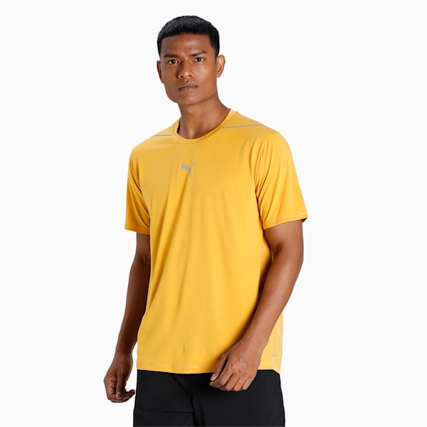 RUN COOLadapts Short Sleeves Men's T-Shirt, Mineral Yellow, extralarge-IND