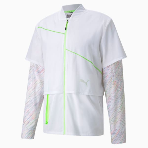 Woven Ultra Men's Running Jacket, Puma White, extralarge