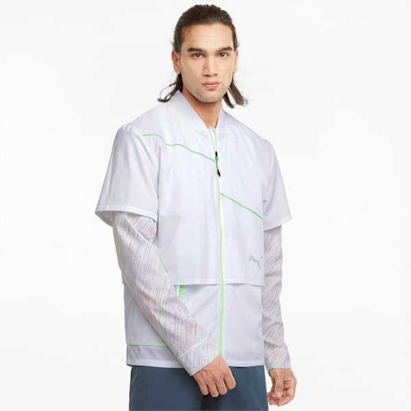 Woven Ultra Men's Running Jacket, Puma White, extralarge