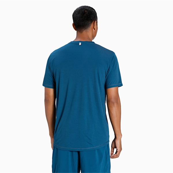 RUN Logo Shirt Sleeves Men's T-Shirt, Intense Blue, extralarge-IND