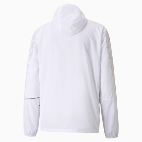 RUN Graphic Hooded Men's Running Jacket, Puma White, extralarge-IND