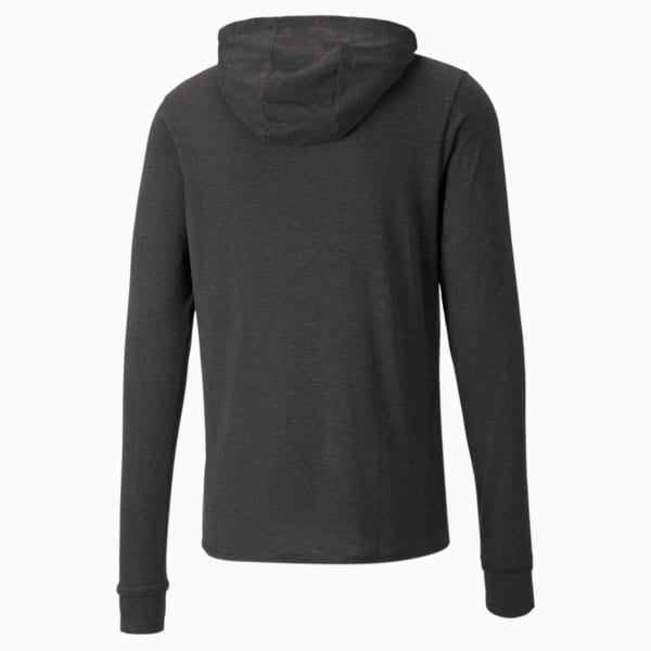 RUN Wool Mid layer Men's Running Hooded Sweatshirt, Puma Black, extralarge-IND