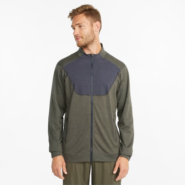 Cloudspun Full-Zip Men's Training Jacket, Grape Leaf Heather, extralarge-IND