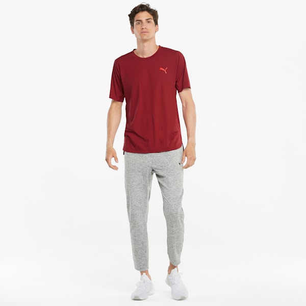 Cloudspun Short Sleeves Men's Training T-Shirt, Intense Red, extralarge-IND