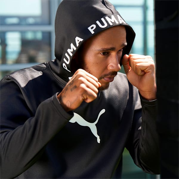 Puma fleece hoodie men's discount