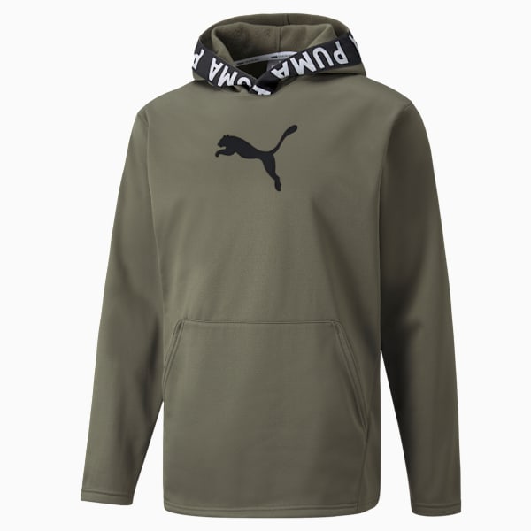 Green puma hoodie mens best sale