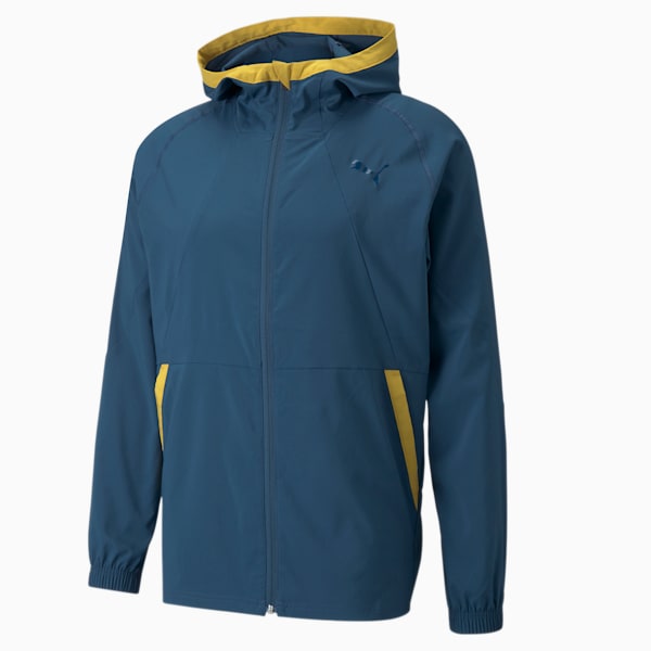 Vent Woven Men's Training Jacket, Intense Blue, extralarge-IND