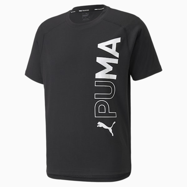 PUMA Short Sleeves Men's Training T-Shirt, Puma Black, extralarge-AUS
