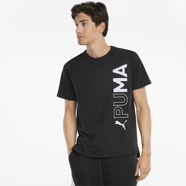 PUMA Short Sleeves Men's Training T-Shirt, Puma Black, extralarge-AUS