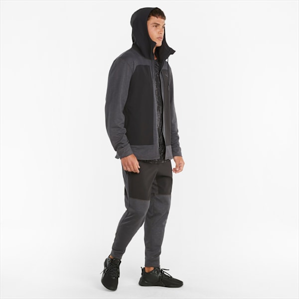 Cloudspun Protect Knitted Men's Training Jacket, Puma Black Heather, extralarge-IND