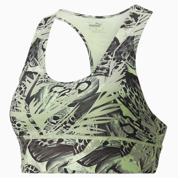 Forever Luxe Graphic Women's Training Bra, Spring Moss-abstract  print