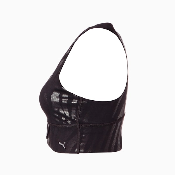 トレーニング FOREVER LUXE ELLAV ブラトップ 中サポート ウィメンズ, Puma Black-Zebra print