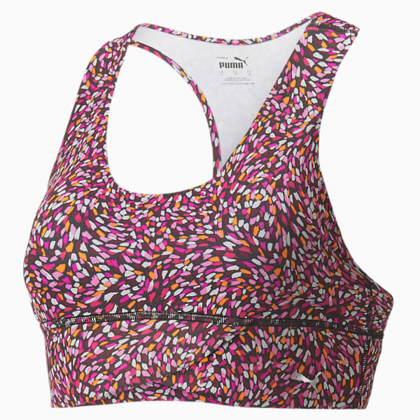 トレーニング FOREVER LUXE ELLAV ブラトップ 中サポート ウィメンズ, Puma Black-Multi print