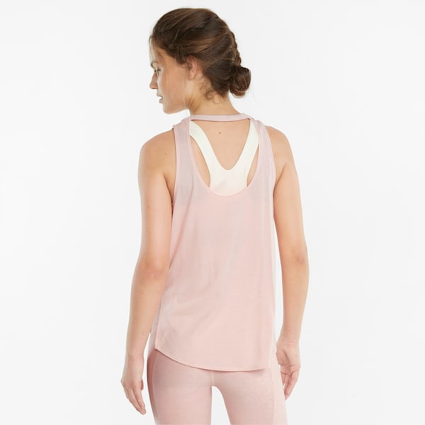 Studio Open Back Women's Regular Fit  Tank Top, Lotus, extralarge-IND