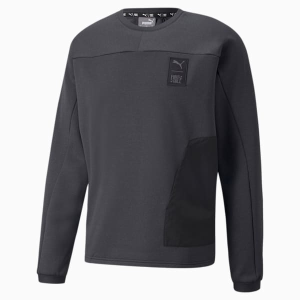 PUMA x FIRST MILE Men's Training Sweatshirt, Puma Black, extralarge