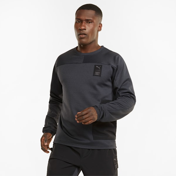 PUMA x FIRST MILE Men's Training Sweatshirt, Puma Black, extralarge