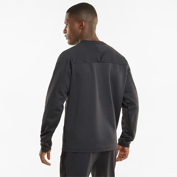 adidas Fleece Crew Sweatshirt - Black, Men's Training