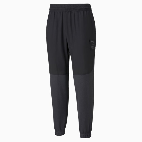 PUMA x FIRST MILE Men's Regular Fit Training Joggers, Puma Black, extralarge-IND