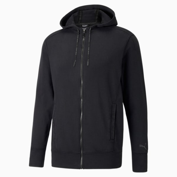 Studio Men's Performance Wash Jacket, Puma Black, extralarge-IND