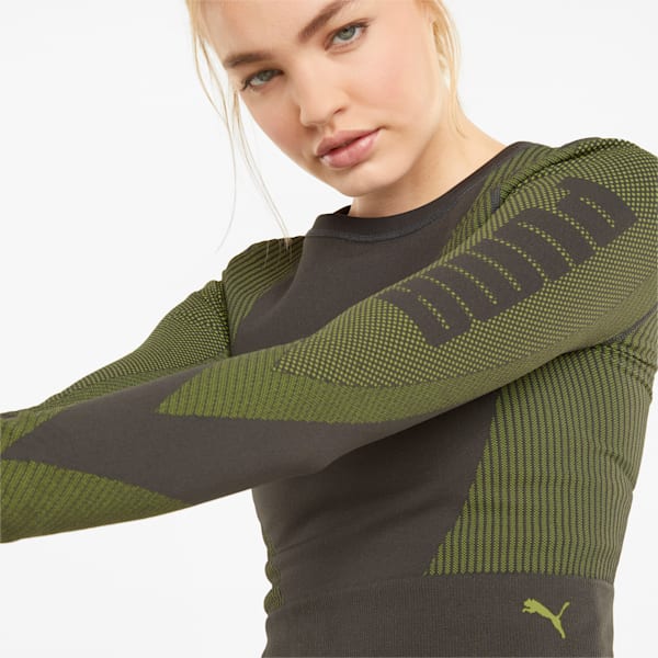 Seamless Long Sleeve Fitted Women's Training Tee