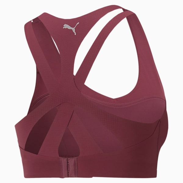 Puma Womens Run High Impact Sports Bra Tan XS