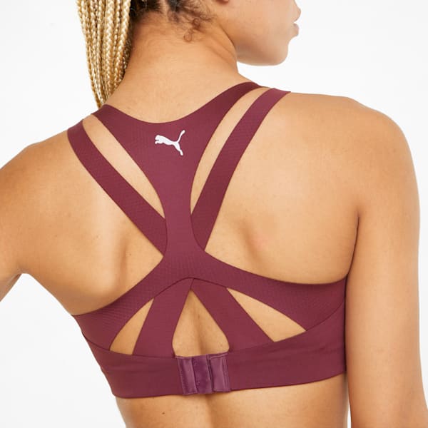 Puma RUN HIGH IMPACT BRA - High support sports bra - flat dark