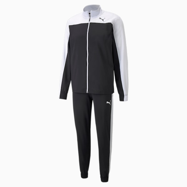 Favourite Men's Regular Fit Training Track Suit, Puma Black, extralarge-IND
