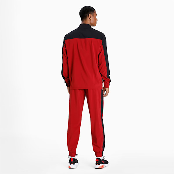 Favourite Men's Regular Fit Training Track Suit, Intense Red, extralarge-IND
