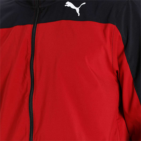 Favourite Men's Regular Fit Training Track Suit, Intense Red, extralarge-IND