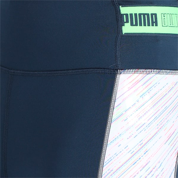 RUN High Shine 7/8 Women's Slim Tights, Puma White-Spellbound, extralarge-IND