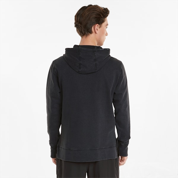 Studio Knitted Men's Wash Performance Hoodie, Puma Black, extralarge-IND