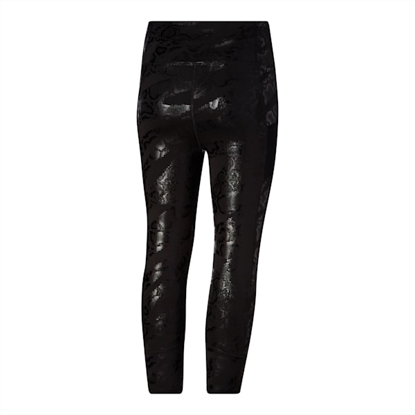 Untamed Women's 3/4 Training Leggings, Puma Black-AOP, extralarge
