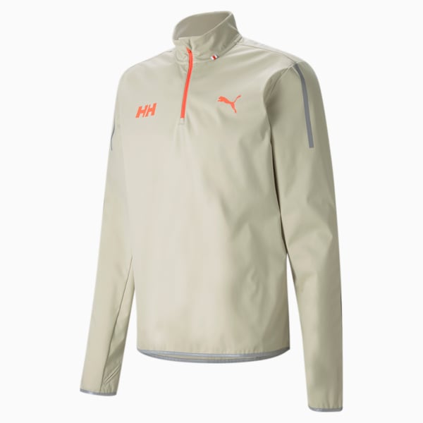 PUMA x HELLY HANSEN Men's Running Pullover, Spray Green, extralarge