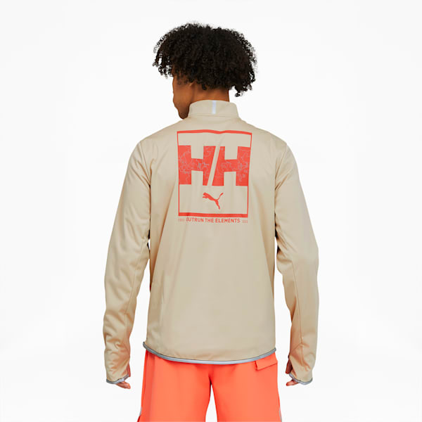 PUMA x HELLY HANSEN Men's Running Pullover, Spray Green, extralarge