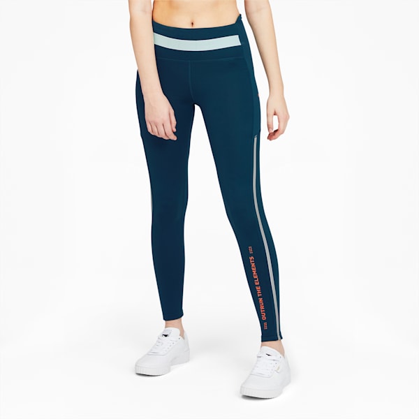 PUMA x HELLY HANSEN Women's Running Tights, Intense Blue, extralarge