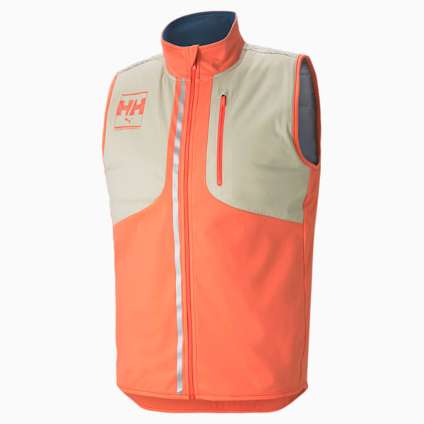 PUMA x HELLY HANSEN Men's Running Vest, Intense Blue-Hot Coral, extralarge