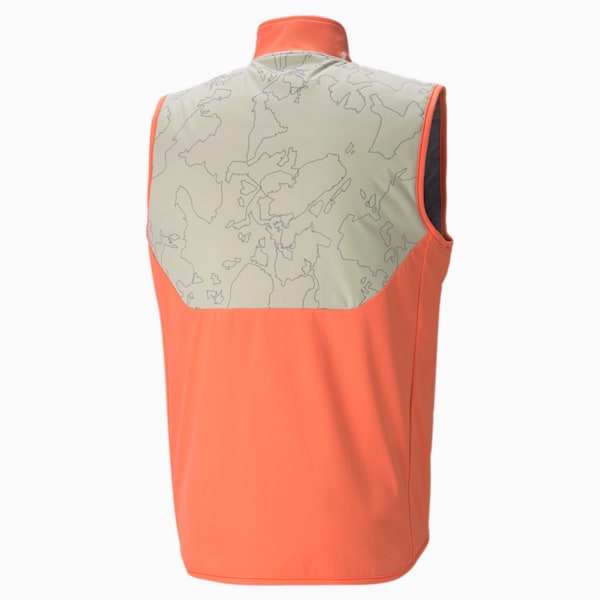 PUMA x HELLY HANSEN Men's Running Vest, Intense Blue-Hot Coral, extralarge