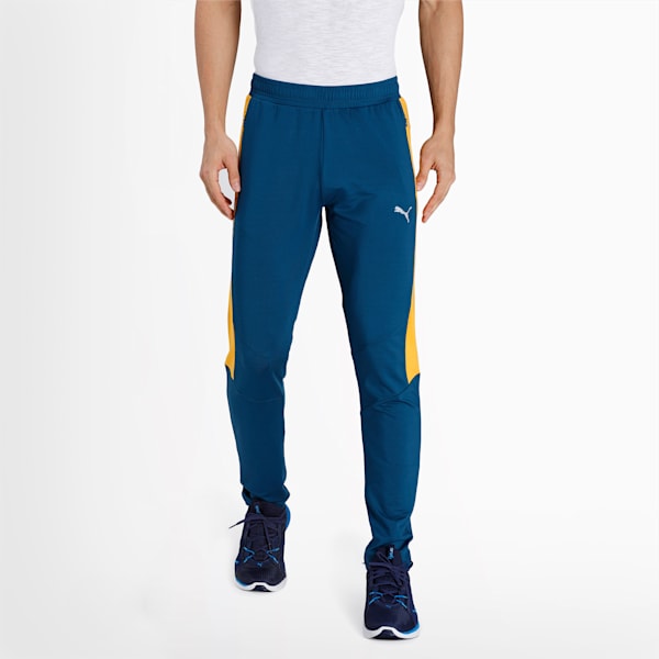 One8 Virat Kohli Polyester Men's Slim Fit Pants, Intense Blue, extralarge-IND