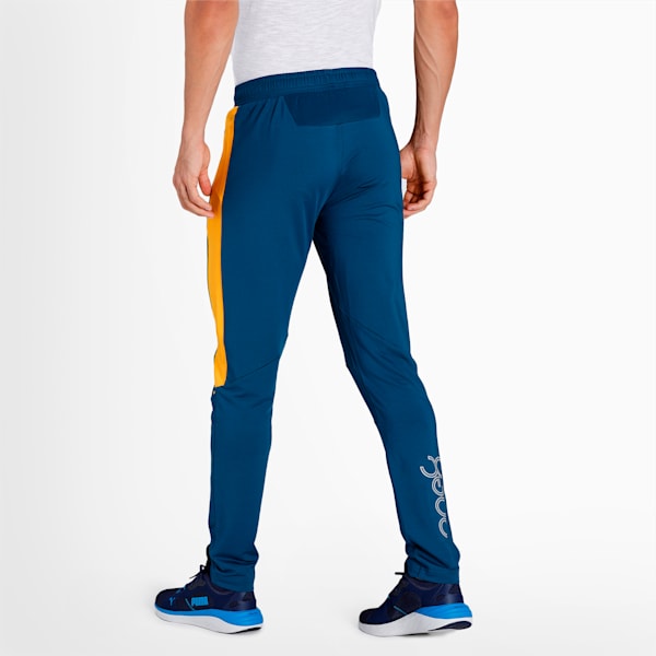 One8 Virat Kohli Polyester Men's Slim Fit Pants, Intense Blue, extralarge-IND