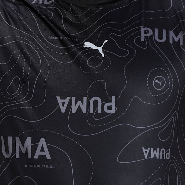 PUMA x one8 Printed Men's Slim Fit T-Shirt, Puma Black, extralarge-IND