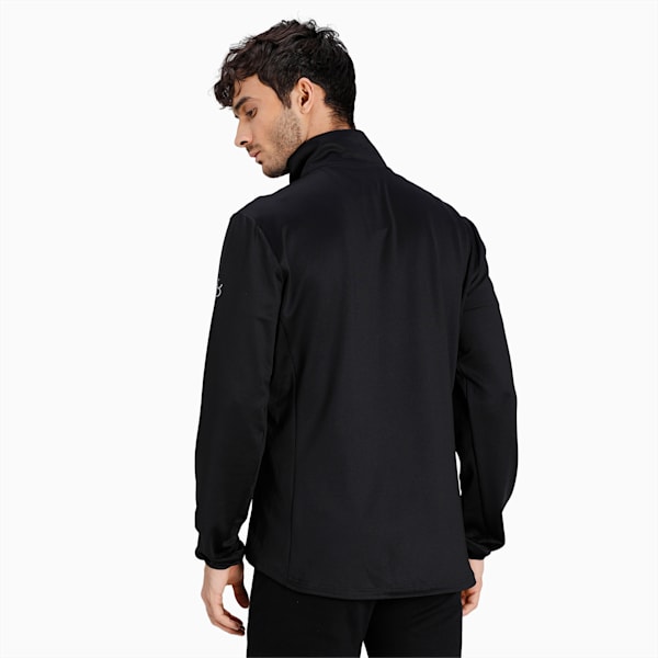 One8 Men's Padded Slim Fit Jacket, Puma Black, extralarge-IND