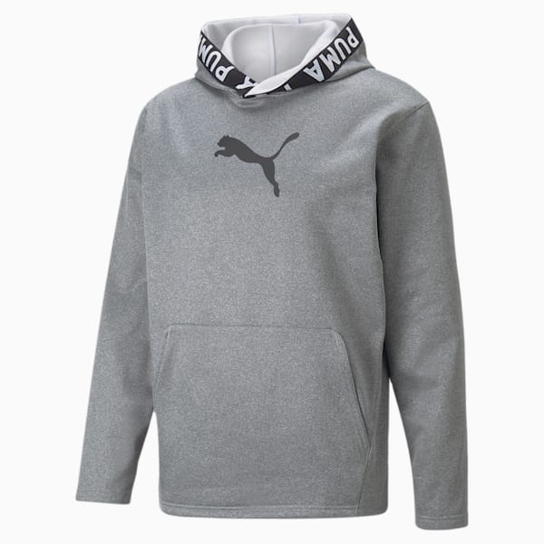 メンズ トレーニング パワーフリース フーディー, Medium Gray Heather, extralarge-JPN