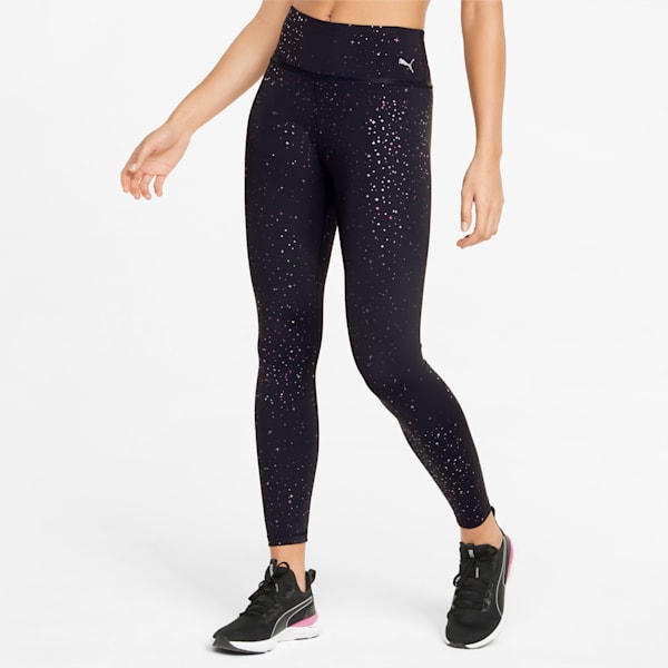 Legging d’entraînement imprimé Stardust taille haute 7/8 Femme, Puma Black-Stardust print, extralarge