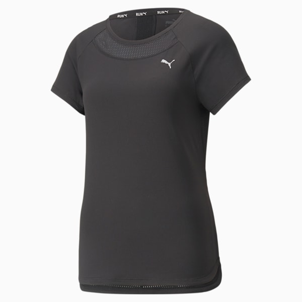 CLOUDSPUN Marathon Women's Running  T-shirt, Puma Black, extralarge-IND