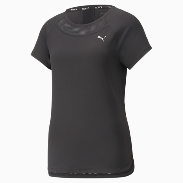 CLOUDSPUN Marathon Women's Running Tee, Puma Black, extralarge