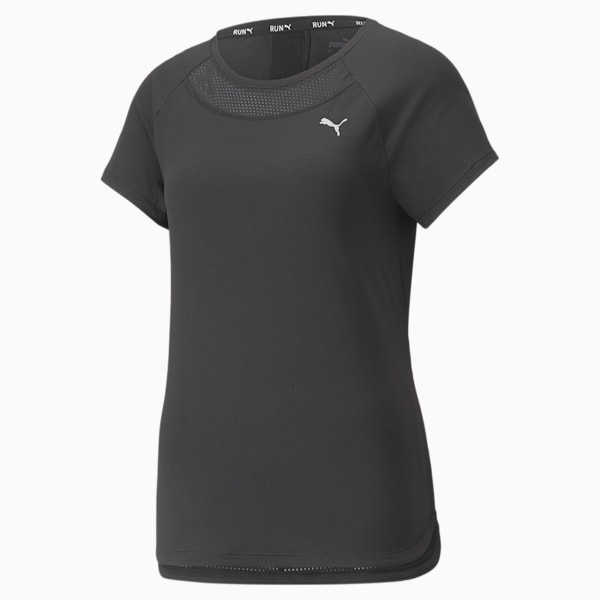 Playera de running para mujer CLOUDSPUN Marathon, Puma Black, extralarge