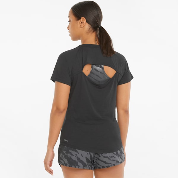 5K Logo Short Sleeve Women's Running  T-shirt, Puma Black, extralarge-IND